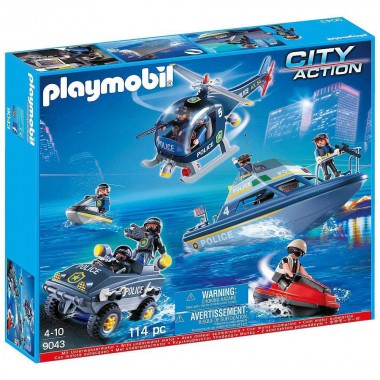 Playmobil Klocki Wielka akcja policji 9043