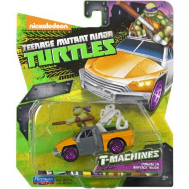 TURTLES Żółwie Ninja Don z pojazdemT-Machines Ba