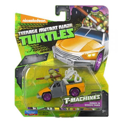 TURTLES Żółwie Ninja Don z pojazdemT-Machines Ba
