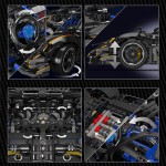 COIL Klocki konstrukcyjne zestaw 4082 elementów mega duży auto sportowe COIL Klocki konstrukcyjne zestaw 4082 elementów mega duży auto sportowe