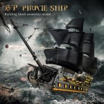 COIL Klocki konstrukcyjne zestaw 5266 elementów statek piracki czarna perła piratów COIL Klocki konstrukcyjne zestaw 5266 elementów statek piracki czarna perła piratów