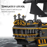 COIL Klocki konstrukcyjne zestaw 5266 elementów statek piracki czarna perła piratów COIL Klocki konstrukcyjne zestaw 5266 elementów statek piracki czarna perła piratów