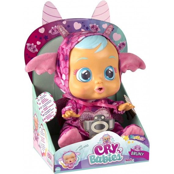 TM TOYS Lalka Laleczka Cry Babies BRUNY