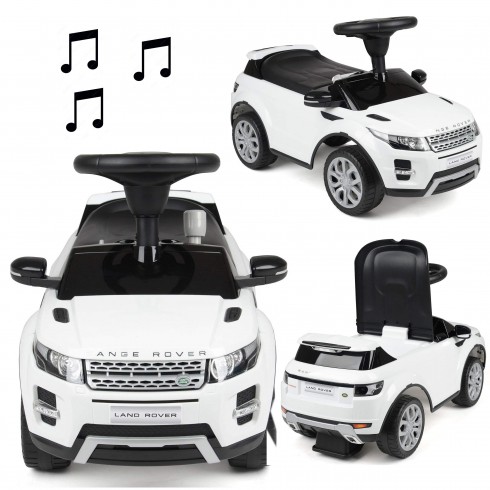 COIL Jeździk chodzik pchacz 3w1 samochód Range Rover Evoque samochód duży dla dzieci biały COIL Jeździk chodzik pchacz 3w1 samochód Range Rover Evoque samochód duży dla dzieci biały