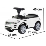 COIL Jeździk chodzik pchacz 3w1 samochód Range Rover Evoque samochód duży dla dzieci biały COIL Jeździk chodzik pchacz 3w1 samochód Range Rover Evoque samochód duży dla dzieci biały