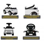 COIL Jeździk chodzik pchacz 3w1 samochód Range Rover Evoque samochód duży dla dzieci biały COIL Jeździk chodzik pchacz 3w1 samochód Range Rover Evoque samochód duży dla dzieci biały
