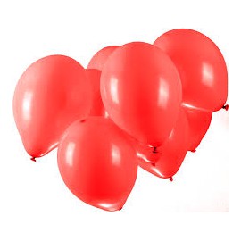 Balony pastelowe czerwone &ampamp216 27 cm