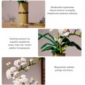 COIL Klocki konstrukcyjne zestaw 588 elementów el. kwiat orchidea w wazonie. bukiet