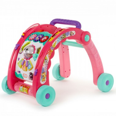 LITTLETIKES Chodzik i stół aktywnościowy 3w1 PL różowy