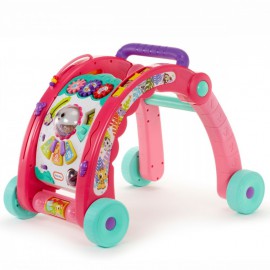 LITTLETIKES Chodzik i stół aktywnościowy 3w1 PL różowy