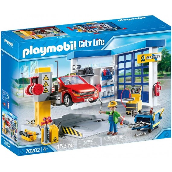 Playmobil Klocki Warsztat samochodowy 70202