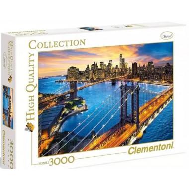 PUZZLE 3000 ELEMENTÓW NEW YORK CLEMENTONI