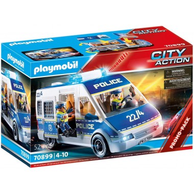 Playmobil Transporter policyjny ze światłem i dźwiękiem 70899
