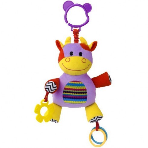Smily Plusz malucha - Grzechotka Krówka Smily Plusz malucha - Grzechotka Krówka