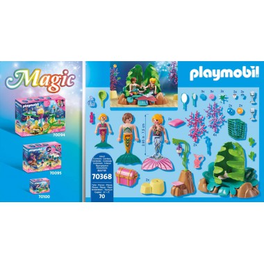Playmobil Koralowy salon syrenek 70368