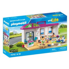 PLAYMOBIL KLOCKI PRZENOŚNA KLINIKA DLA ZWIERZĄT 71715 D