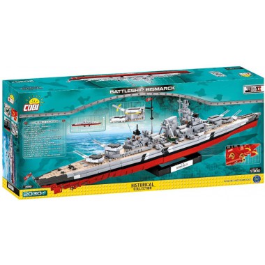 Cobi Klocki HC WWII Battleship Bismarck 2030 el.