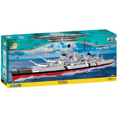 Cobi Klocki HC WWII Battleship Bismarck 2030 el.