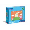 Clementoni Puzzle 12 kostki play for future Świnka Pepa