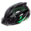KASK ROWEROWY METEOR GRUVER S 52-56 CM CZARNY/ZIELONY