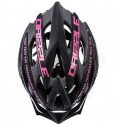 KASK ROWEROWY METEOR MV29 DRIZZLE M 55-58 CM CZARNY/RÓŻOWY