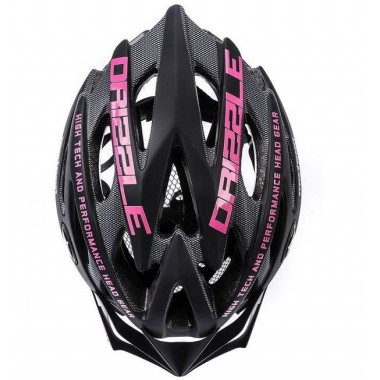 KASK ROWEROWY METEOR MV29 DRIZZLE M 55-58 CM CZARNY/RÓŻOWY