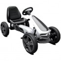 COIL Gokart na pedały dla dzieci licencja Mercedes koła EVA biały XMX610