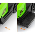 COIL Jeździk pchacz chodzik 3W1 Lamborghini Essenza V12 zielony COIL Jeździk pchacz chodzik 3W1 Lamborghini Essenza V12 zielony