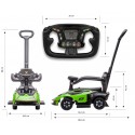 COIL Jeździk pchacz chodzik 3W1 Lamborghini Essenza V12 zielony