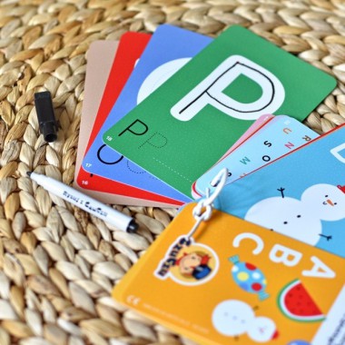 Czuczu Zestaw edukacyjny Poznaję Litery Zabawy edukacyjne z pisakiem zmazywakiem