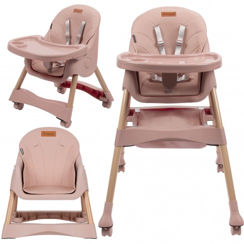 KIDWELL KRZESEŁKO DO KARMIENIA 2W1 KARIMI PINK KIDWELL KRZESEŁKO DO KARMIENIA 2W1 KARIMI PINK
