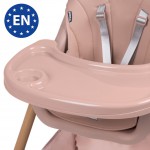 KIDWELL KRZESEŁKO DO KARMIENIA 2W1 KARIMI PINK KIDWELL KRZESEŁKO DO KARMIENIA 2W1 KARIMI PINK