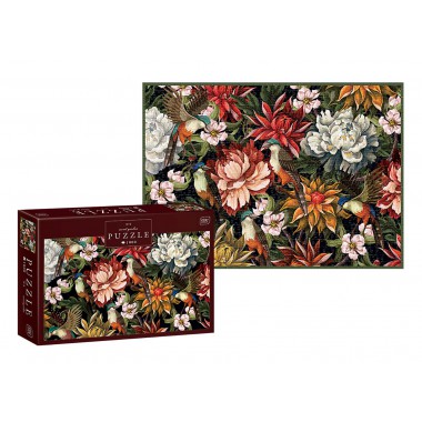 PUZZLE 1000 EL INTERDRUK KWIATY SECRET GARDEN 3