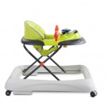Sunbaby Chodzik z kierownicą - cytrynowo szary