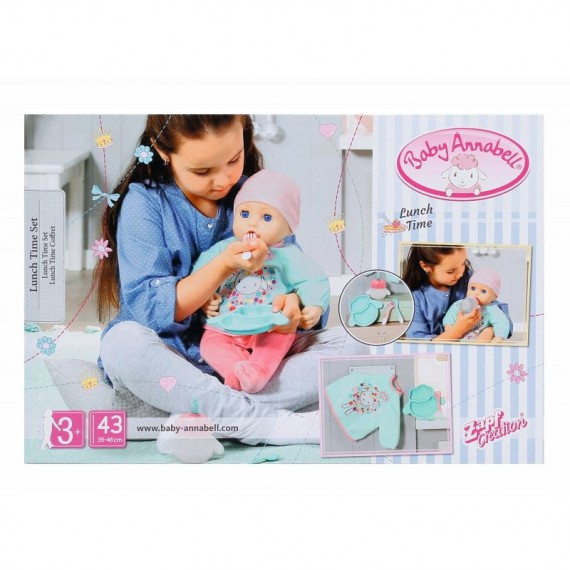 Zapf Zestaw do jedzenia z ubrankiem Baby Annabell