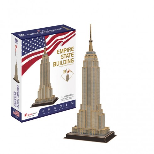 Cubicfun Puzzle 3D Empire State Building 54 elementy Cubicfun Puzzle 3D Empire State Building 54 elementy