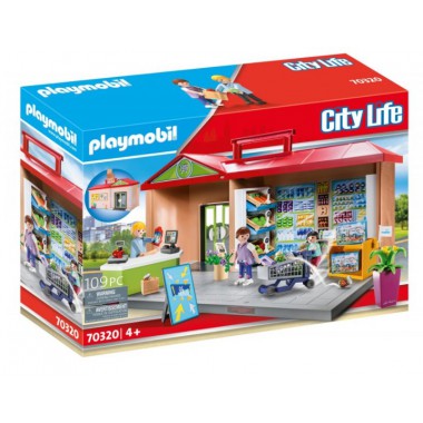Playmobil Klocki Przenośny sklep z warzywami 70320
