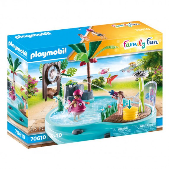 Playmobil - Basen z armatką wodną 70610