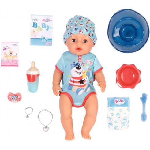BABY born Magic Boy 43 cm - nowy z magicznym smoczkiem i 10 realistycznymi funkcjami BABY born Magic Boy 43 cm - nowy z magicznym smoczkiem i 10 realistycznymi funkcjami