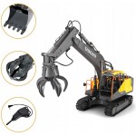 COIL Zdalnie sterowany samochód auto RC pilot VOLVO koparka żółta pojazd skala 1:16 COIL Zdalnie sterowany samochód auto RC pilot VOLVO koparka żółta pojazd skala 1:16