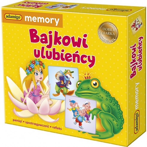 Adamigo Gra Memory Bajkowi ulubieńcy Adamigo Gra Memory Bajkowi ulubieńcy