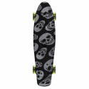 PLASTIC SKATEBOARD METEOR MULTIBOARD SKULLS