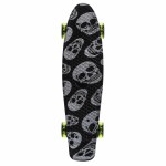 PLASTIC SKATEBOARD METEOR MULTIBOARD SKULLS