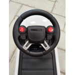 COIL Jeździk na akumulator chodzik pchacz 3w1 samochód Land Rover Discovery samochód duży dla dzieci biały COIL Jeździk na akumulator chodzik pchacz 3w1 samochód Land Rover Discovery samochód duży dla dzieci biały