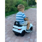 COIL Jeździk na akumulator chodzik pchacz 3w1 samochód Land Rover Discovery samochód duży dla dzieci biały COIL Jeździk na akumulator chodzik pchacz 3w1 samochód Land Rover Discovery samochód duży dla dzieci biały