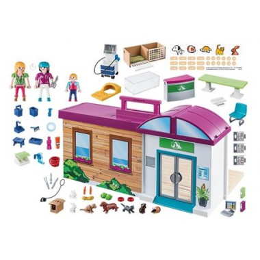 Playmobil Przenośna klinika dla zwierząt 70146