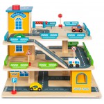 COIL Garaż parking samochodowy auta autka zestaw winda drewniany piętrowy COIL Garaż parking samochodowy auta autka zestaw winda drewniany piętrowy