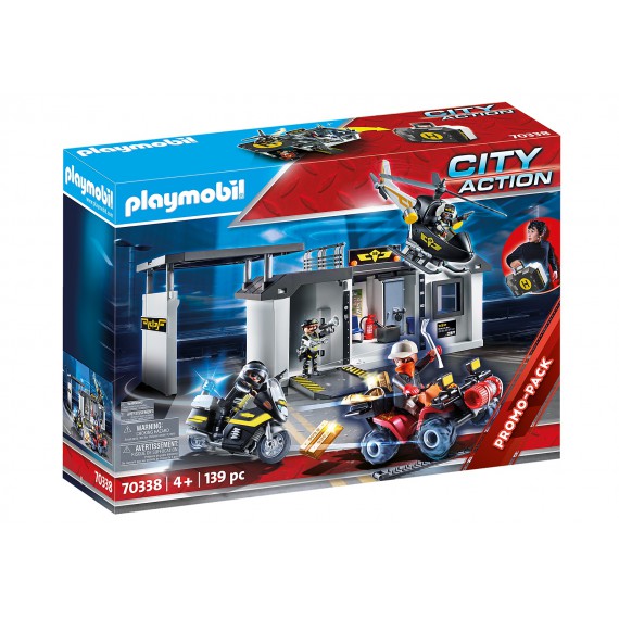 Playmobil Klocki Przenośna centrala jednostki specjalnej 70338