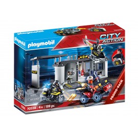 Playmobil Klocki Przenośna centrala jednostki specjalnej 70338