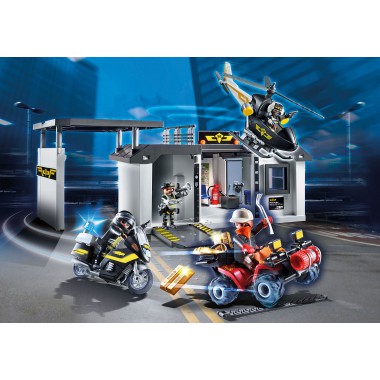 Playmobil Klocki Przenośna centrala jednostki specjalnej 70338
